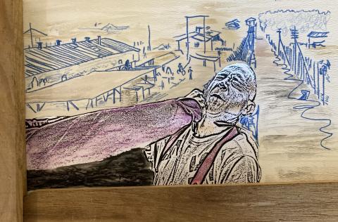 "Cut and Run" art by Tricia based on an original concept by Daphne